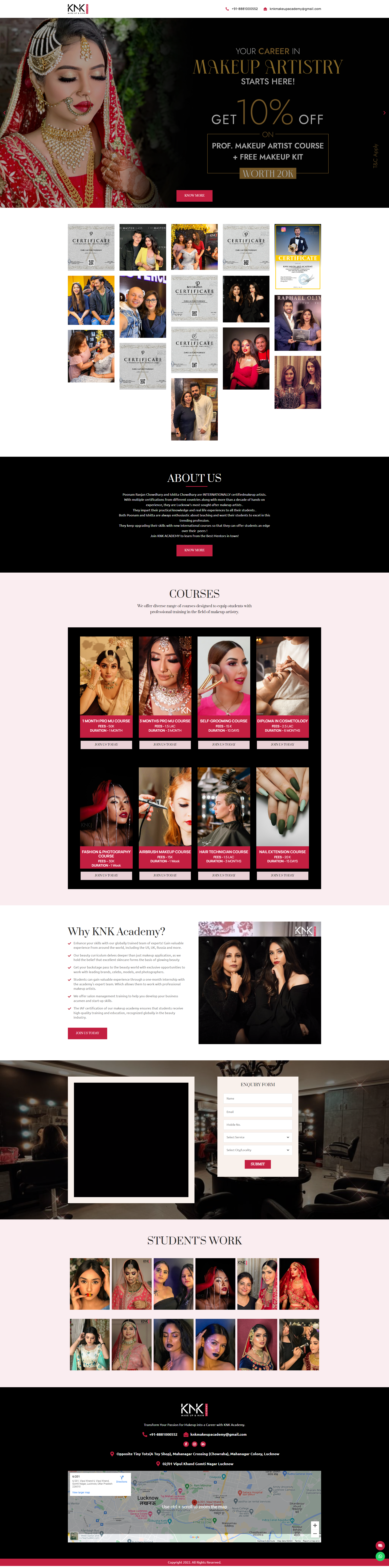 Website created by ALFYI for KNK-–-Make-up-Hair-Academy