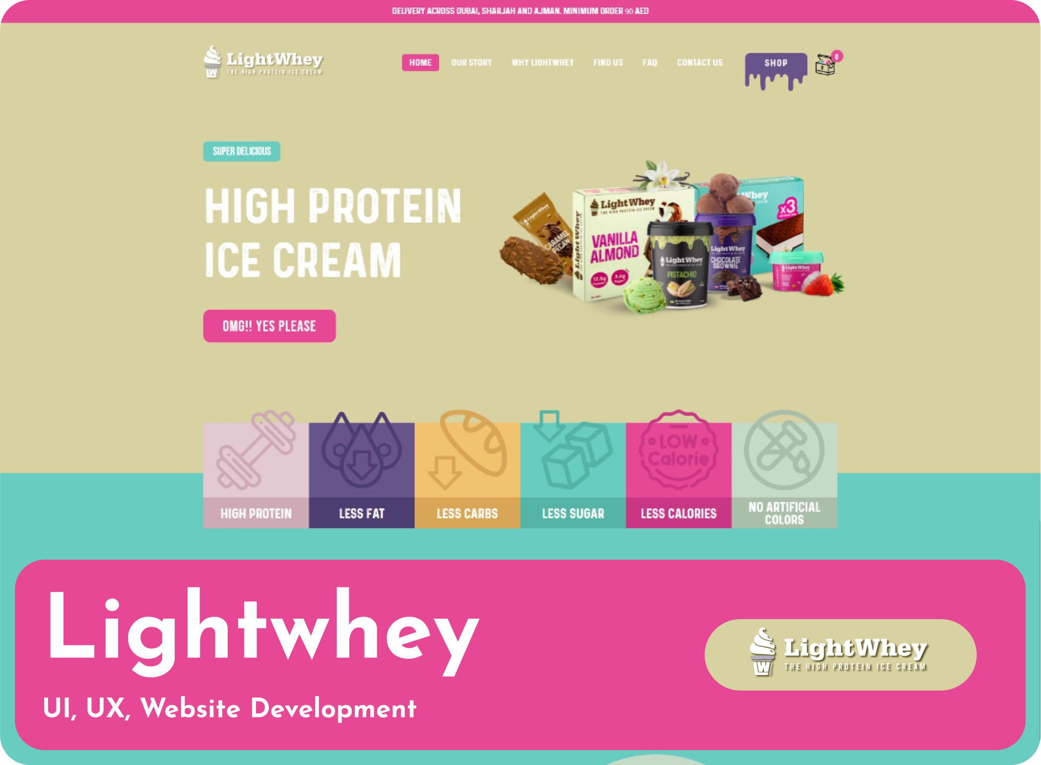 Lightwhey websited created by ALFYI designs